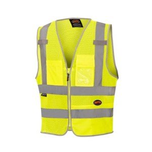 Hi-Vis Reflective Safety Vest with 8 Pockets