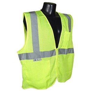 Radians Class 2 Lime Green Safety Vest with Pockets