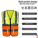 High Visibility Safety Vest - ANSI Class 2 Mixed