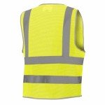Hi-Vis Reflective Safety Vest with 8 Pockets