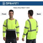 High Visibility Class 3 Safety T-Shirt with Pockets