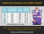 High Visibility Reflective Safety Vest - Purple XL