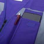 High Visibility Reflective Safety Vest - Purple XL
