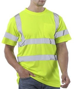 High Visibility Class 3 T-Shirt with Reflective Strips