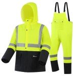 Waterproof Heavy-Duty Safety Rain Gear for Men