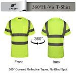 High Visibility Class 3 T-Shirt with Reflective Strips