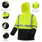 Waterproof Heavy-Duty Safety Rain Gear for Men