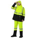 Waterproof Heavy-Duty Safety Rain Gear for Men