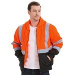 High Visibility Class 3 Safety Hoodie - Orange XL