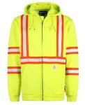 High Visibility Flame Resistant Hooded Sweatshirt