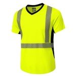 Women's High Visibility Work T-Shirt - Lime