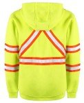 High Visibility Flame Resistant Hooded Sweatshirt