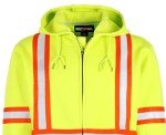 High Visibility Flame Resistant Hooded Sweatshirt