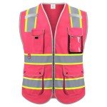 High Visibility Rhino Hit Safety Vest with Pockets