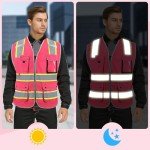 High Visibility Rhino Hit Safety Vest with Pockets