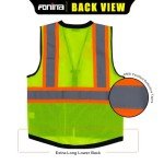 High Visibility Reflective Safety Vest for Work