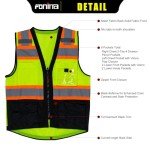 High Visibility Reflective Safety Vest for Work