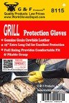 Premium Leather Heat Resistant BBQ & Fireplace Gloves