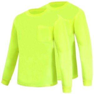 High-Visibility Long Sleeve Sun Protection Shirts, 2PCS
