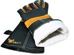 Premium Leather Heat Resistant BBQ & Fireplace Gloves