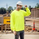 High-Visibility Long Sleeve Sun Protection Shirts, 2PCS