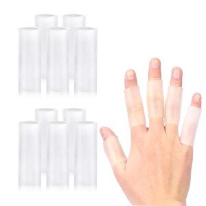 10 Pack Silicone Finger Sleeves for Protection