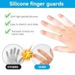 10 Pack Silicone Finger Sleeves for Protection