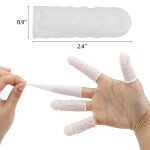 300Pcs Large Latex Finger Protectors – White