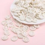 300Pcs Large Latex Finger Protectors – White