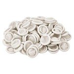 100 Disposable Finger Cots - Latex Protectors, Medium
