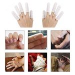 300Pcs Large Latex Finger Protectors – White