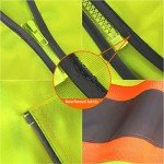 High Visibility Reflective Safety Vest with Pockets