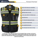 Hi-Vis Black Surveyor Safety Vest for All