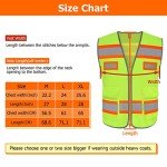 High Visibility Reflective Safety Vest with Pockets