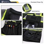 Hi-Vis Black Surveyor Safety Vest for All