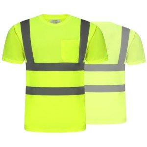 High Visibility Reflective Safety T-Shirt for Work