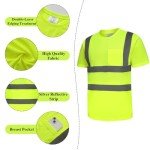 High Visibility Reflective Safety T-Shirt for Work