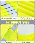 4 Pack High Visibility Reflective Safety Shirts