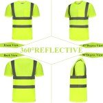 High Visibility Reflective Safety T-Shirt for Work