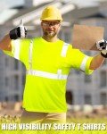 4 Pack High Visibility Reflective Safety Shirts