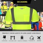 High Visibility Reflective Safety T-Shirt for Work