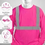 Hi-Vis Reflective Long Sleeve Safety Shirts for Men