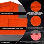 Hi-Vis Orange Shirts for Women - Class 3 Safety