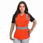 Hi-Vis Orange Shirts for Women - Class 3 Safety