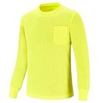 Hi-Vis Long Sleeve Safety T-Shirt - Yellow