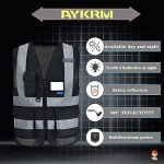 Black XL Custom Safety Vest - A-SAFETY