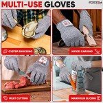 FORTEM Level 5 Cut Resistant Gloves for Kitchen