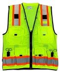Men's High Visibility Safety Vest with Pockets