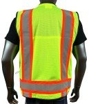Men's High Visibility Safety Vest with Pockets