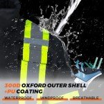 FONIRRA Men's High Visibility Waterproof Safety Jacket